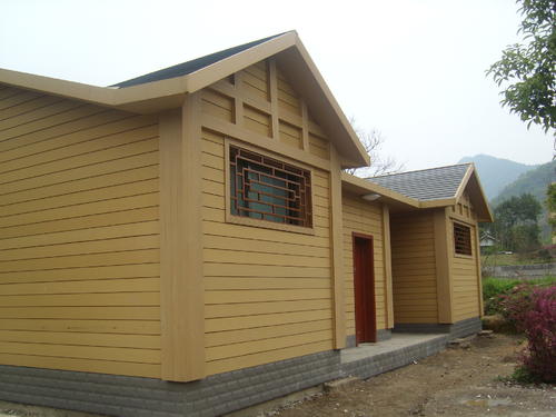 以塑代木：新型环保塑木建材发展快